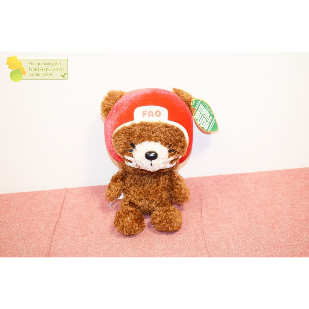 FAO Schwarz 7” Huddle Buds Bear Plush=